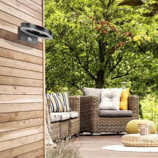 Aplique LED solar con sensor de movimiento Halo (4W)