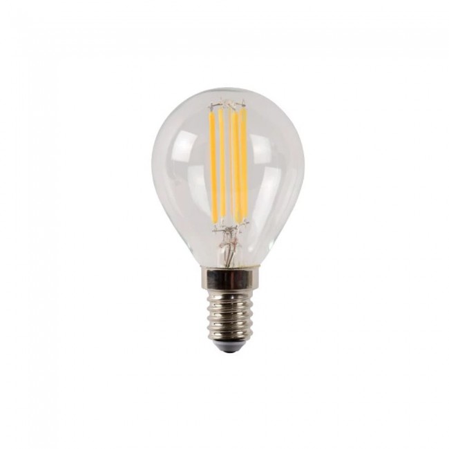 Bombilla filamentos LED E14 Transparente P45 (4W)