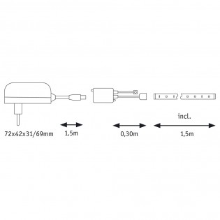 Tira LED 1,5 metros FlexLED 3D RGB (11W)