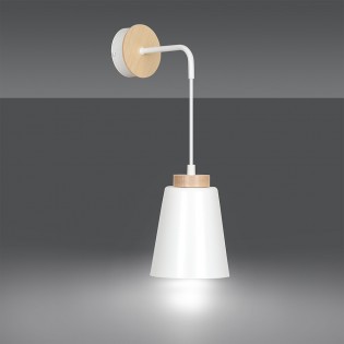 Aplique de pared Lasso Blanco