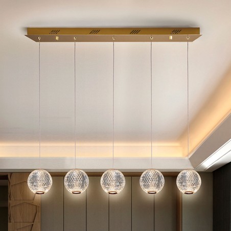 Regleta de techo LED Austral (5x5,2W)