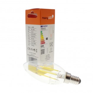 Bombilla LED E14 C35...