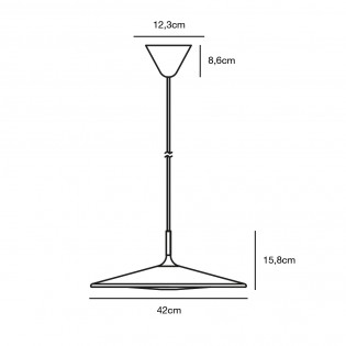 Lámpara de techo LED Balance (17,50W)