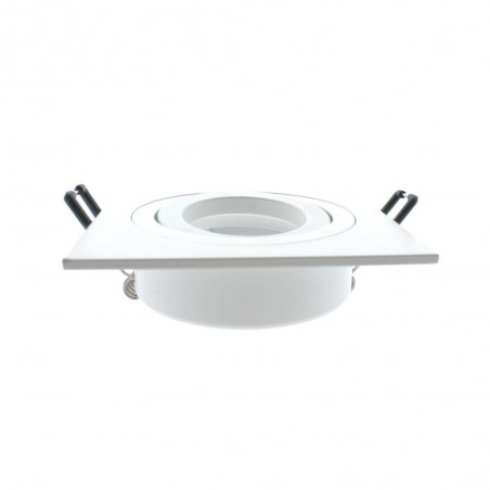 Pack 5 Focos empotrables cuadrado CLASSIC blanco