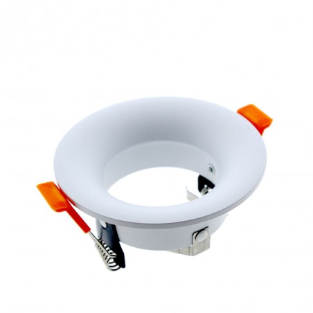 Aro empotrable Basic II redondo blanco