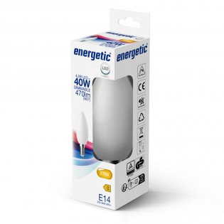Bombilla LED E14 C35 2700K...