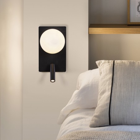 Aplique con lector LED Glos (3W)