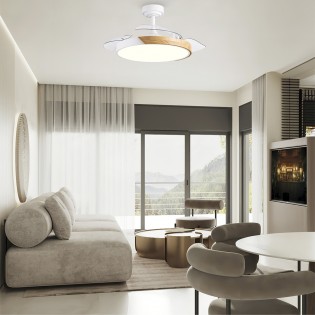 Ventilador LED aspas...