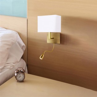 Aplique de pared con lector...