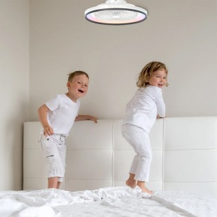 Ventilador de techo LED...