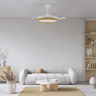 Ventilador LED aspas...