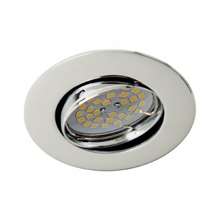 Foco empotrable BASIC redondo cromo. Wonderlamp