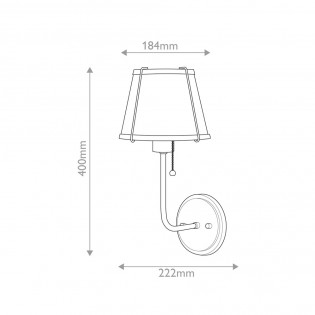 Aplique de pared Clarke