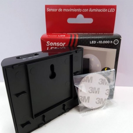 Luz para armario con sensor de movimiento y pilas