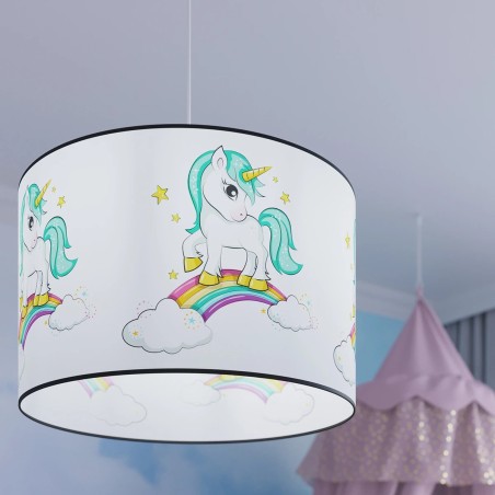 Lámpara colgante infantil Unicornio 40