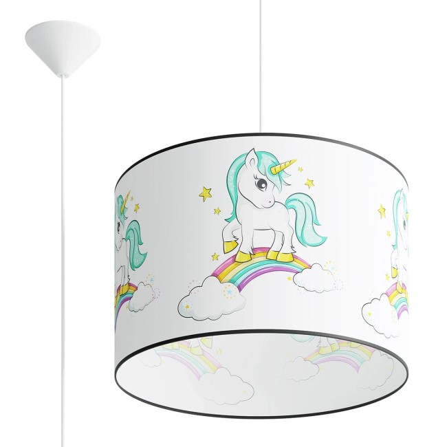 Lámpara colgante infantil Unicornio 40