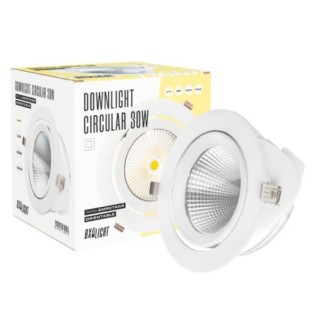 Foco Downlight LED 30W  2820Lm 3000ºK Orientable UGR17 50.000H
