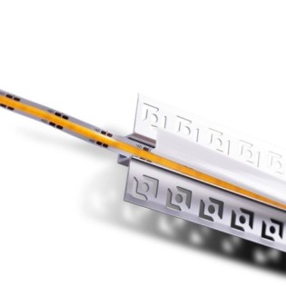 Perfil de Aluminio Empotrable para Tira LED de 9mm, 2m, IP25