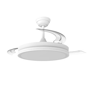 Ventilador LED aspas retráctiles Astra Evo CCT Dim (60W)