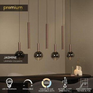 Lámpara colgante LED Jasmine CCT Dim (7x4W)