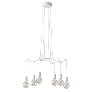 Lámpara colgante Habitat (6 luces)