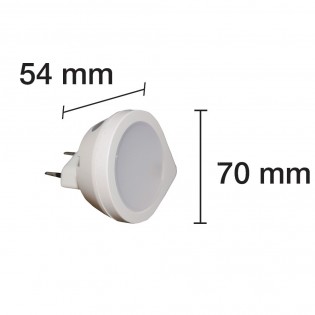 Piloto LED con sensor crepuscular Luz Naranja (0.4W)