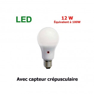 Bombilla led cálida con sensor (12W)