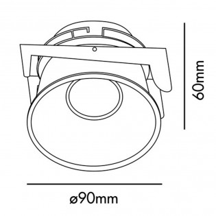 Empotrable Fresh GU10