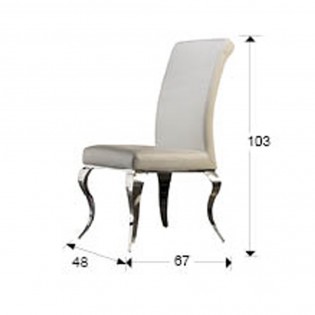 Silla de comedor Barroque
