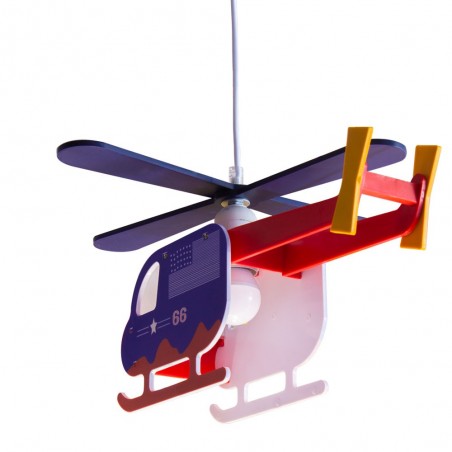 Lámpara infantil Helicóptero Azul