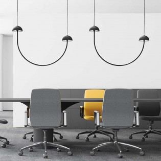 Lámpara colgante LED Champignon (2x6,3W)