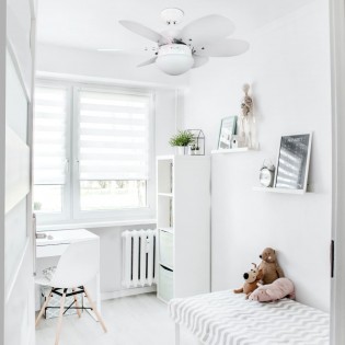 Ventilador de techo con luz Tauro