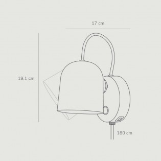 Aplique de pared Angle
