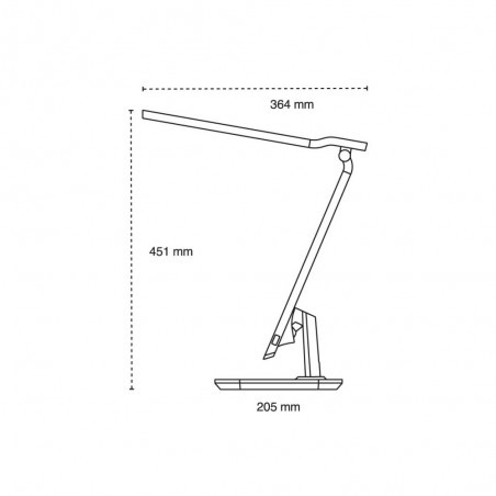Flexo LED con despertador Rai (10W)