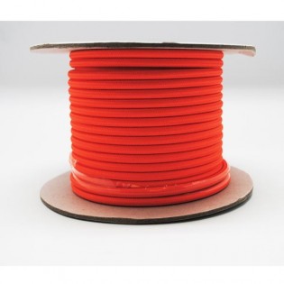 Rollo cable textil naranja