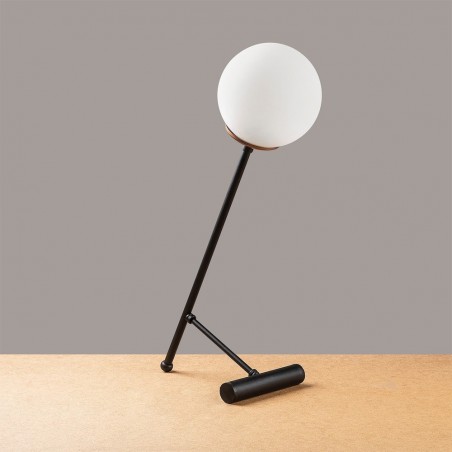 Lámpara de mesa Birdie Opal Negro